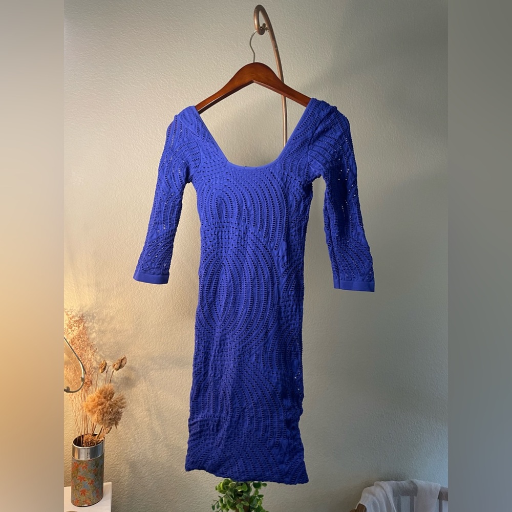 Blue dress by bebe